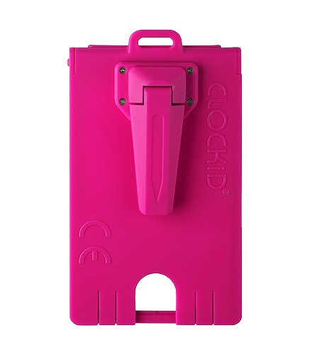 Badge holder / Id card holder with digial clock ClockiD®