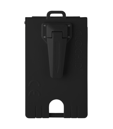 Badge holder / Id card holder with digial clock ClockiD®