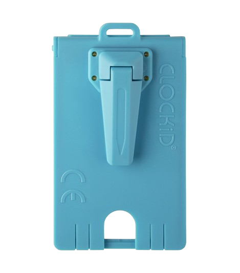 Badge holder / Id card holder with digial clock ClockiD®