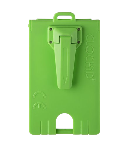 Badge holder / Id card holder with digial clock ClockiD®